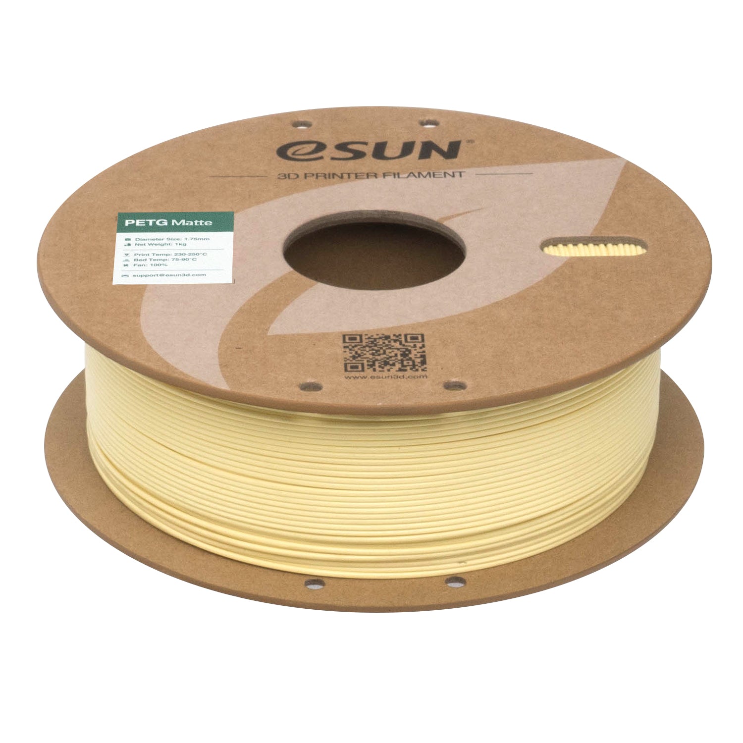 Filament PETG Mat amandelgeel | eSUN