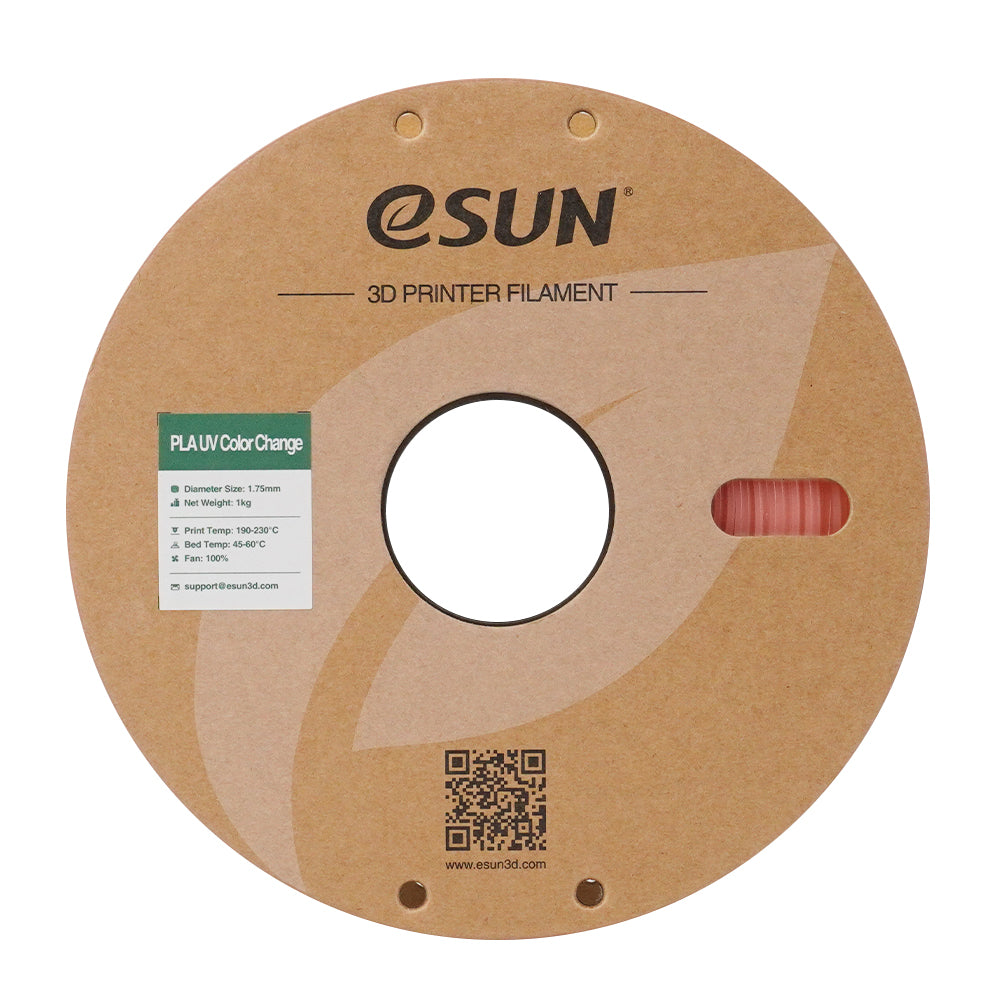 Filament PLA met UV-kleurverandering, rood | eSUN