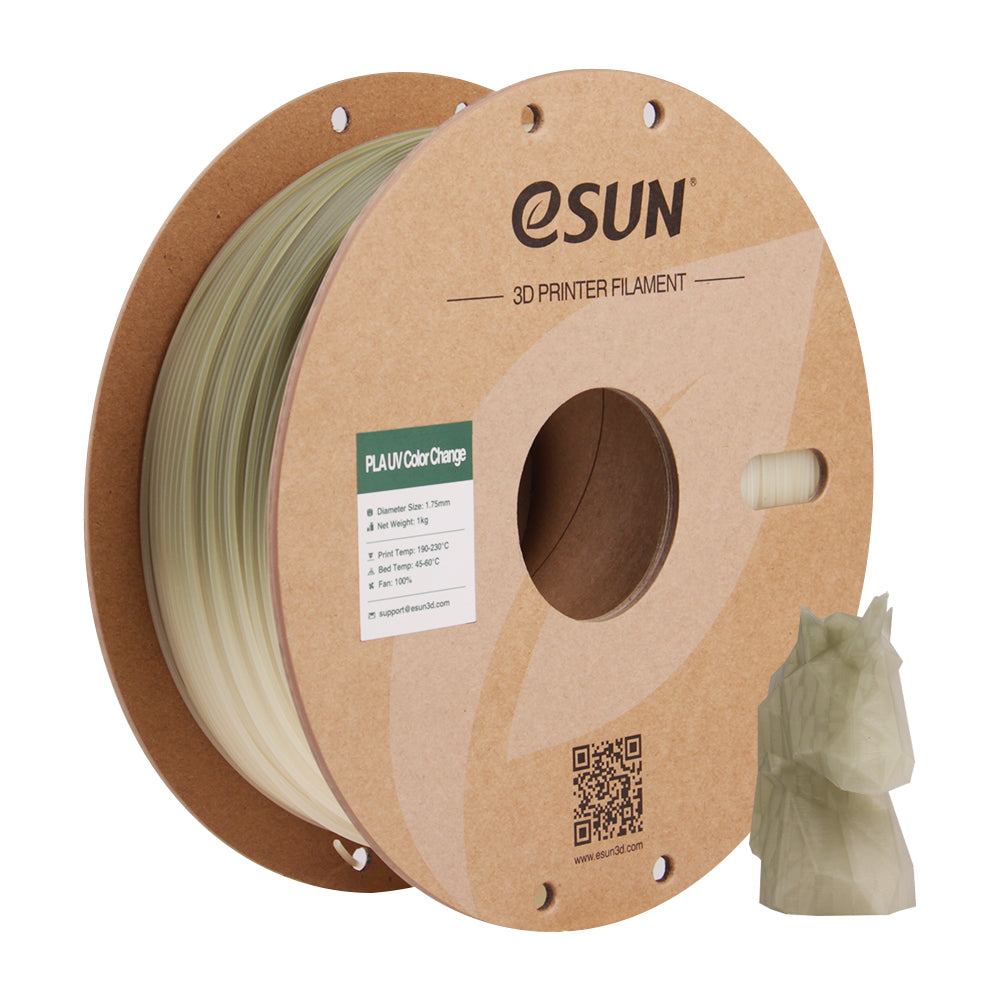 Filament PLA met UV-kleurverandering, groen | eSUN