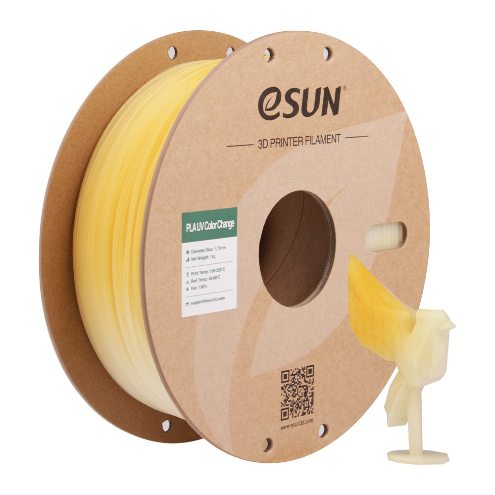 Filament PLA met UV-kleurverandering, geel | eSUN