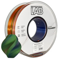 Filament Silk PLA Tri Color oranje blauw groen | Prof. Lab