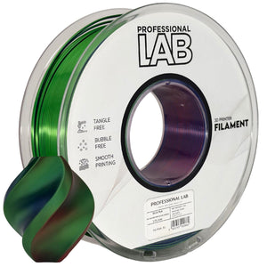 Filament Silk PLA Tri Color rood blauw groen | Prof. Lab