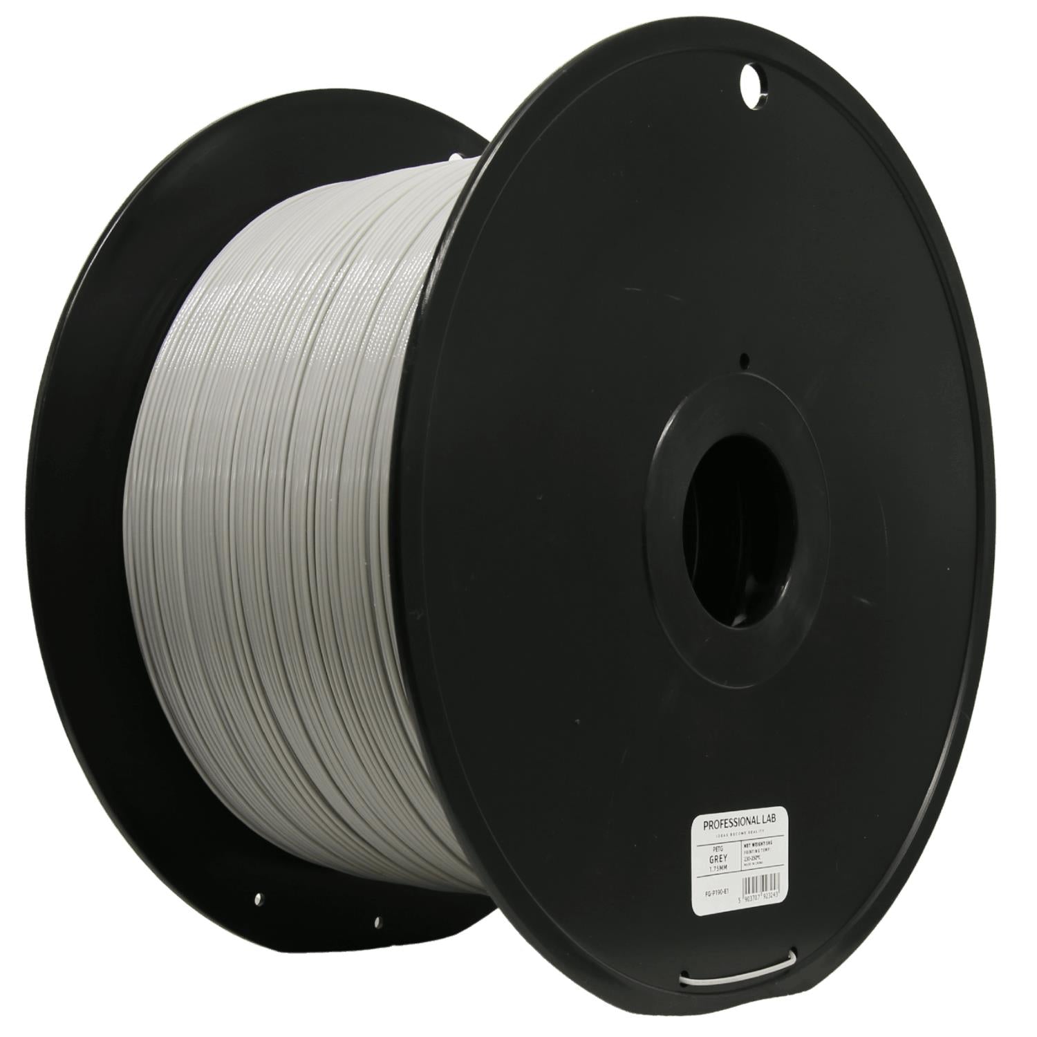 Cívka filamentu PETG šedá 5 kg, Prof. Lab, 1,75 mm