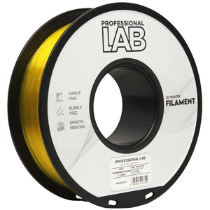 Filament PETG transparant geel | Prof. Lab