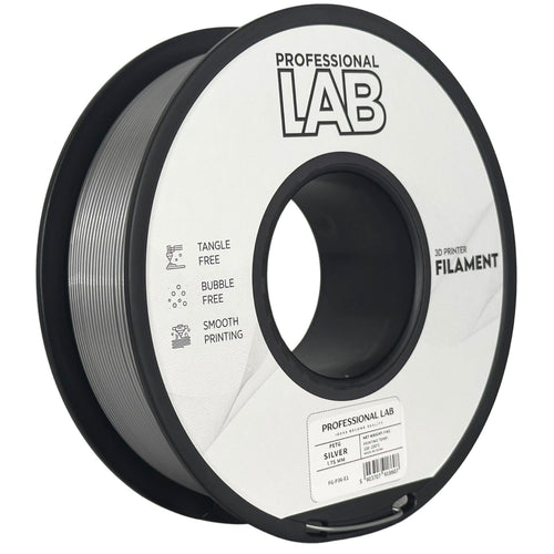 Cívka filamentu PETG stříbrná, Prof. Lab, 1,75 mm