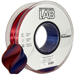 Filament Silk PLA Dual Color rood blauw | Prof. Lab