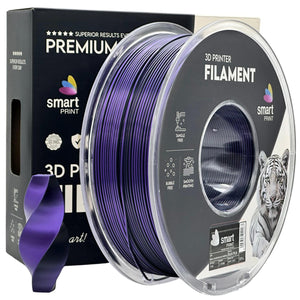Filament Silk PLA Dual Color zwart paars | Smart Print