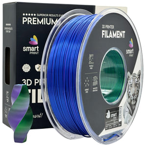 Filament Silk PLA Tri Color blauw groen paars | Smart Print