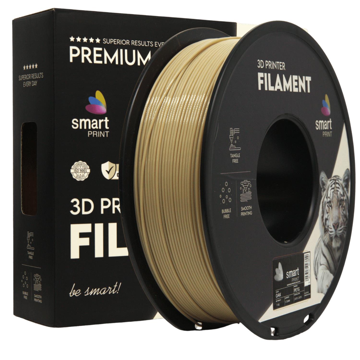 Cívka filamentu PETG dub, Smart Print, 1,75 mm