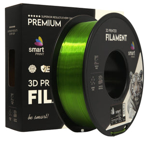 Filament PETG transparant groen | Smart Print