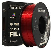 Filament PETG transparant rood | Smart Print